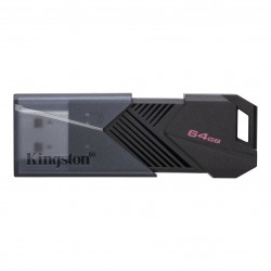 64 GB USB3.2 KINGSTON DATA TRAVELER EXODIA ONYX SIYAH DTXON-64GB